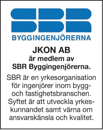 Jkon är en pålitlig part vid ett stambyte då de är medlem av SBR Byggingenjörer